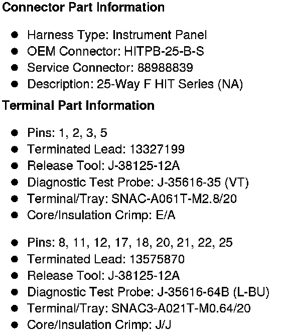 Factory service manual diagram