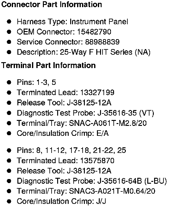 Factory service manual diagram