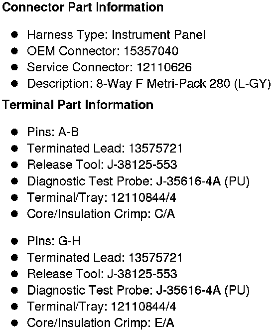 Factory service manual diagram
