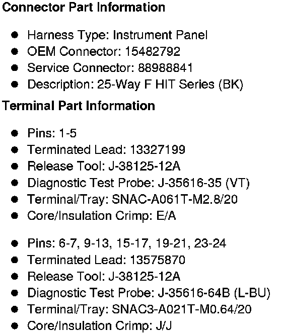 Factory service manual diagram