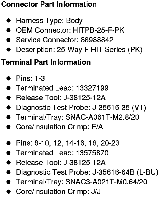 Factory service manual diagram