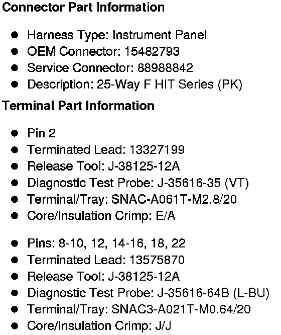 Factory service manual diagram