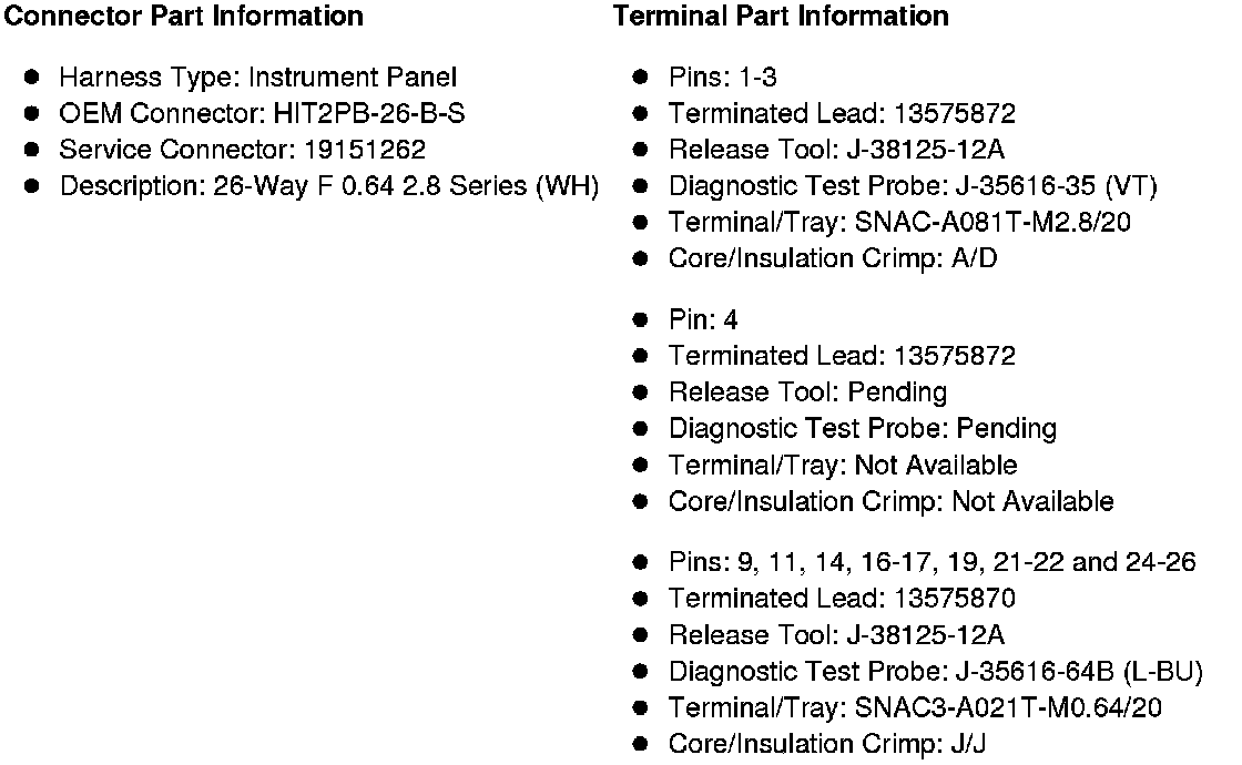 Factory service manual diagram