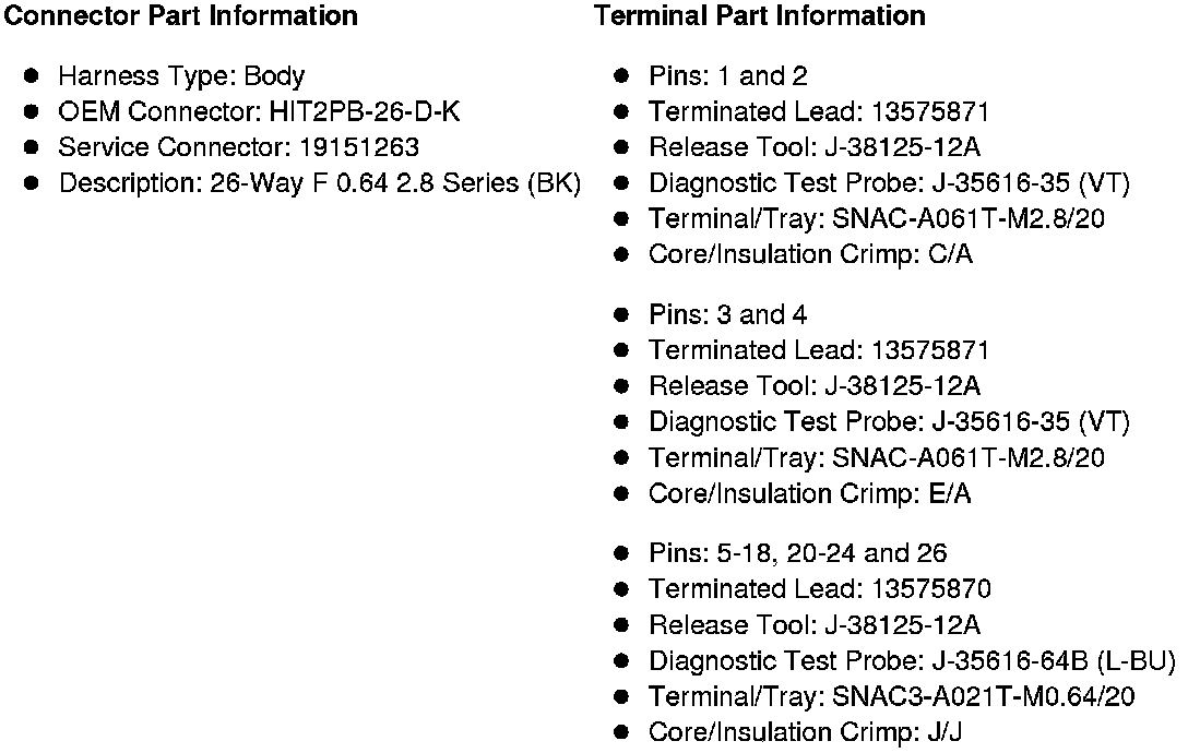 Factory service manual diagram