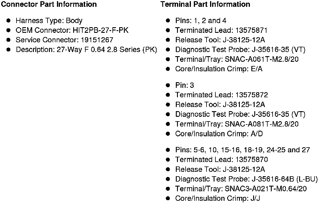 Factory service manual diagram