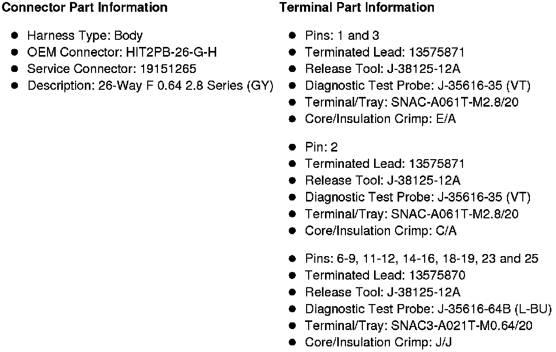 Factory service manual diagram