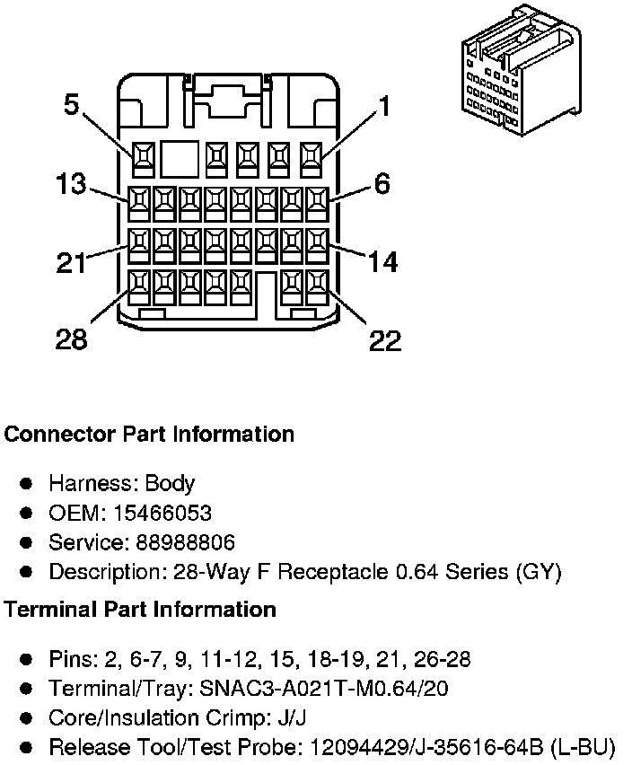Factory service manual diagram