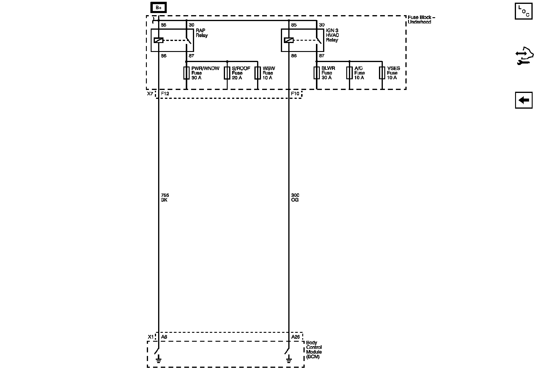 Factory service manual diagram