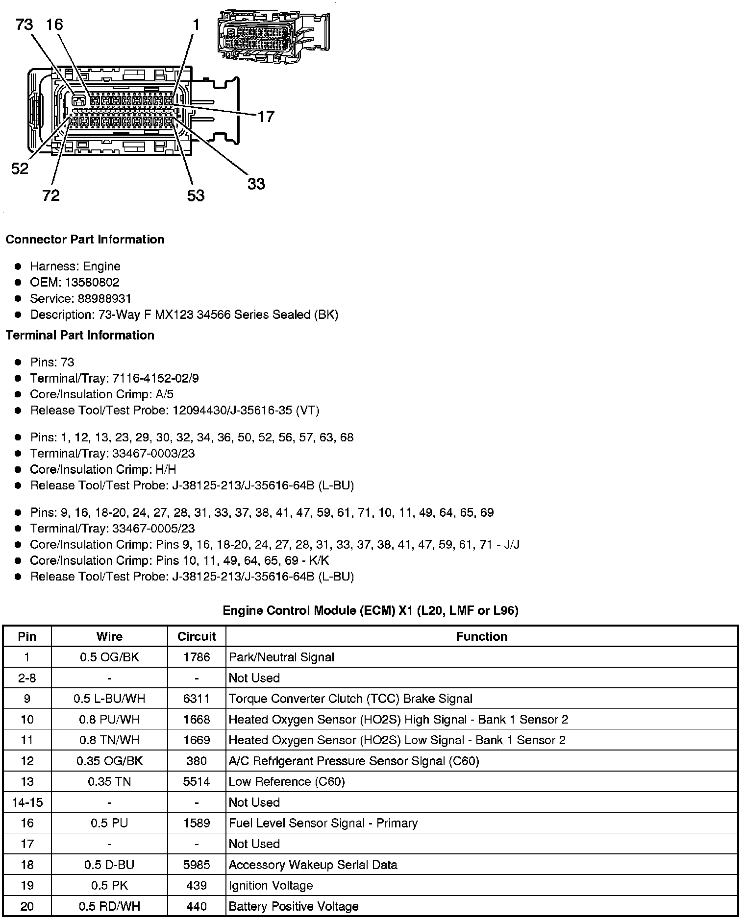 Factory service manual diagram