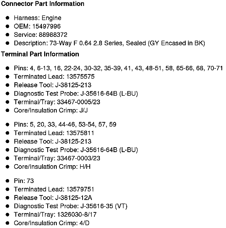 Factory service manual diagram