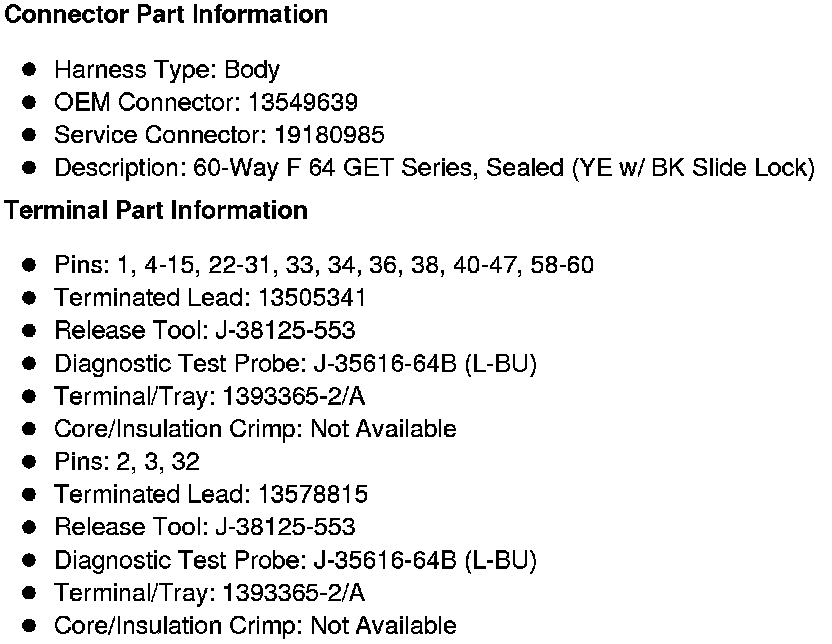 Factory service manual diagram