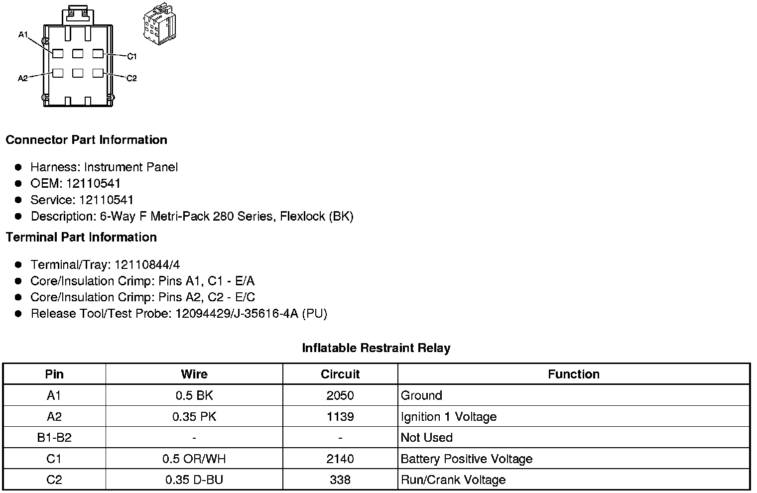 Factory service manual diagram
