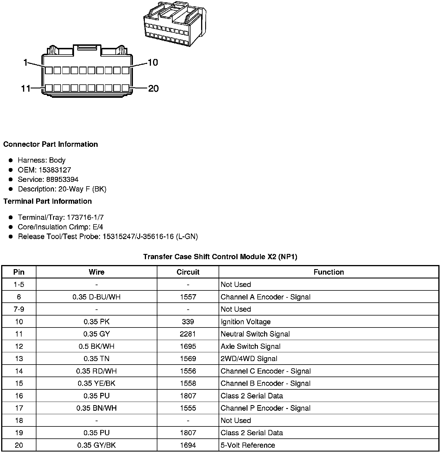 Factory service manual diagram