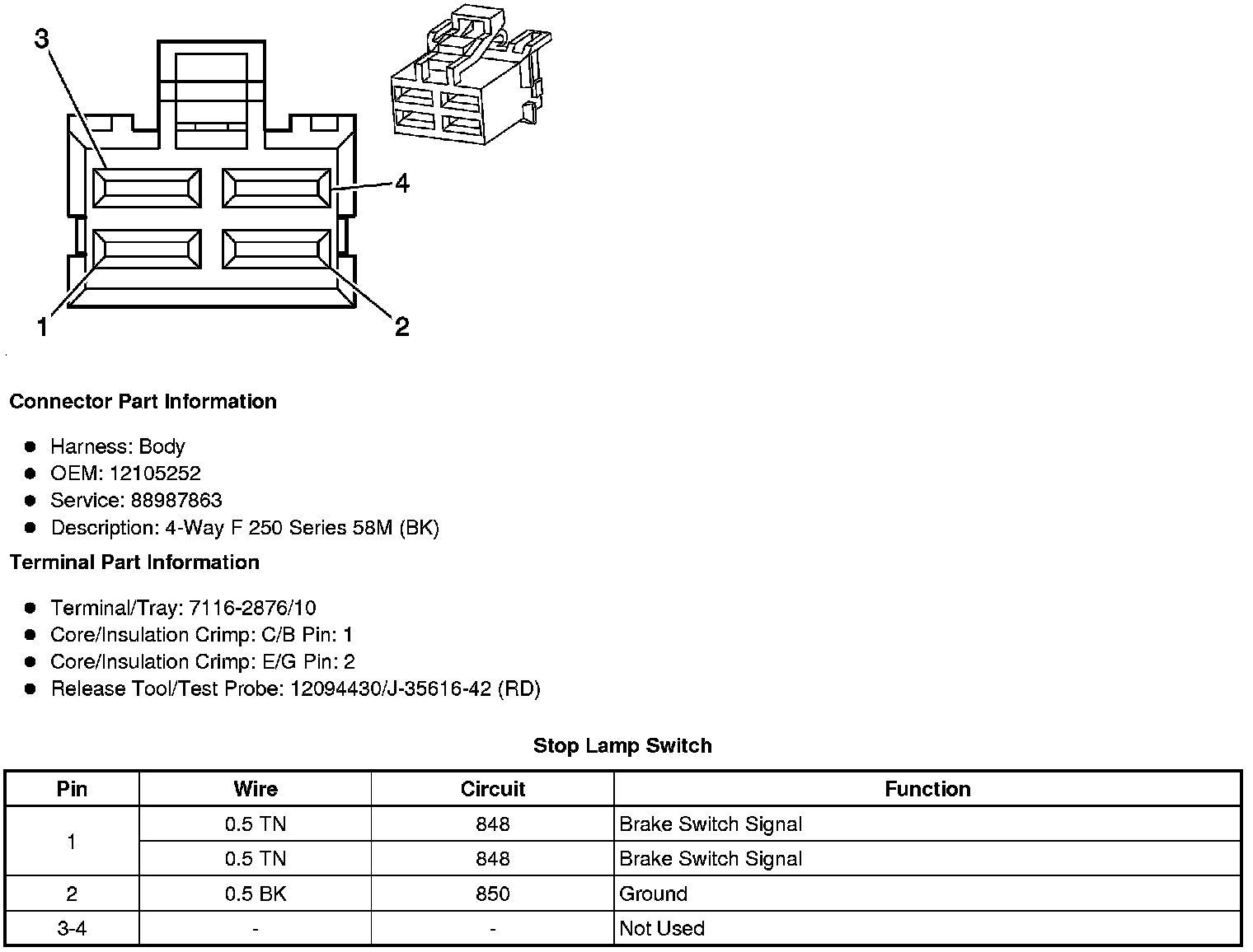 Factory service manual diagram