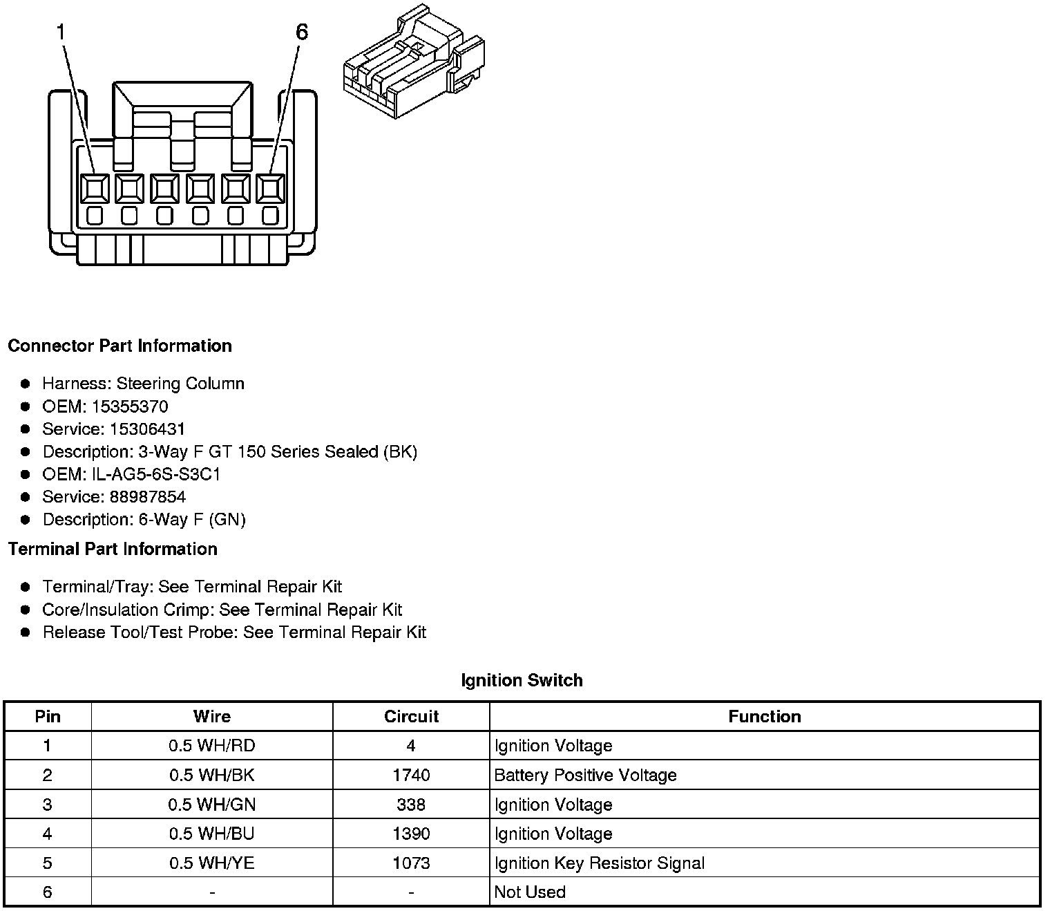 Factory service manual diagram