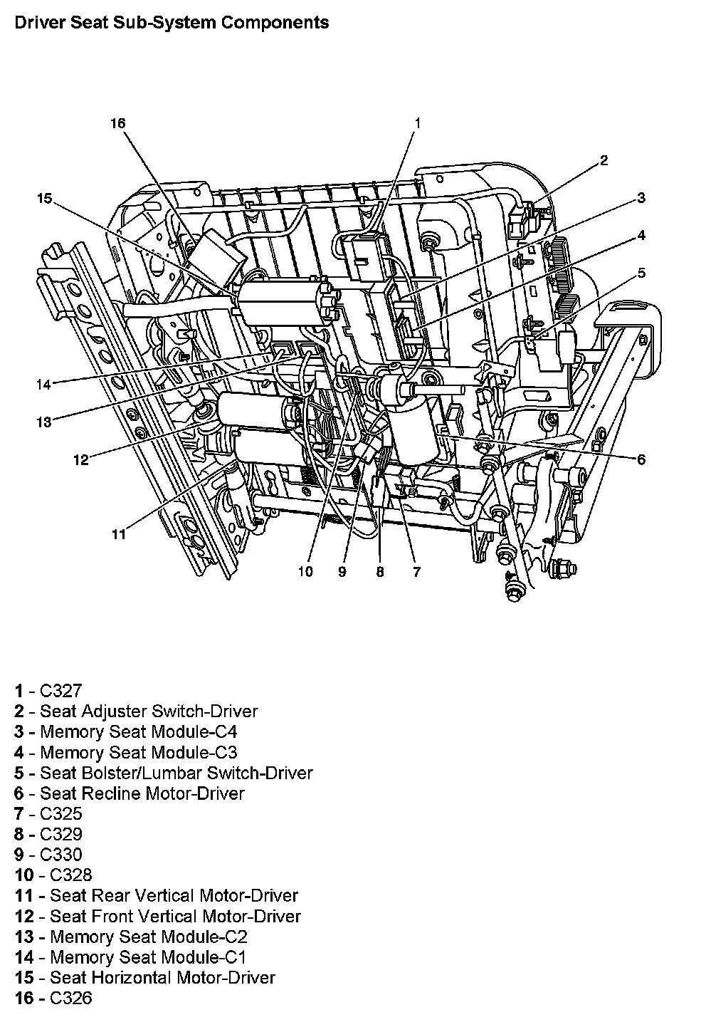 Factory service manual diagram