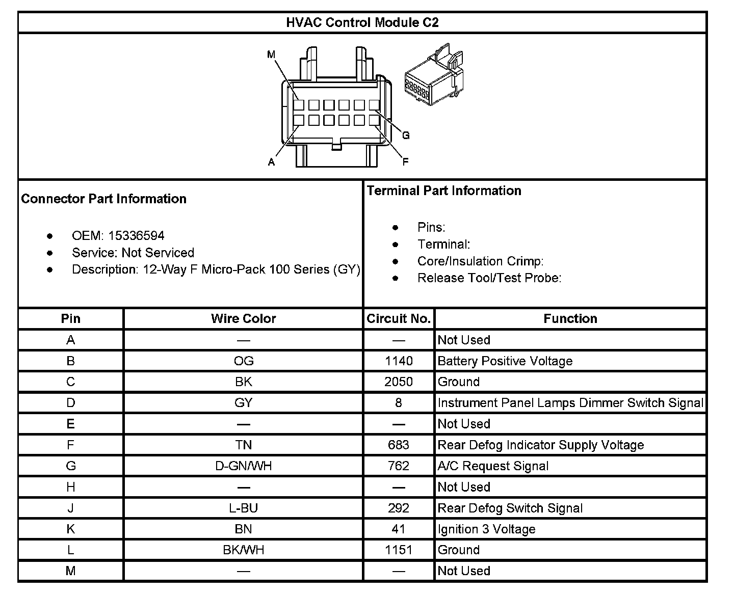 Factory service manual diagram