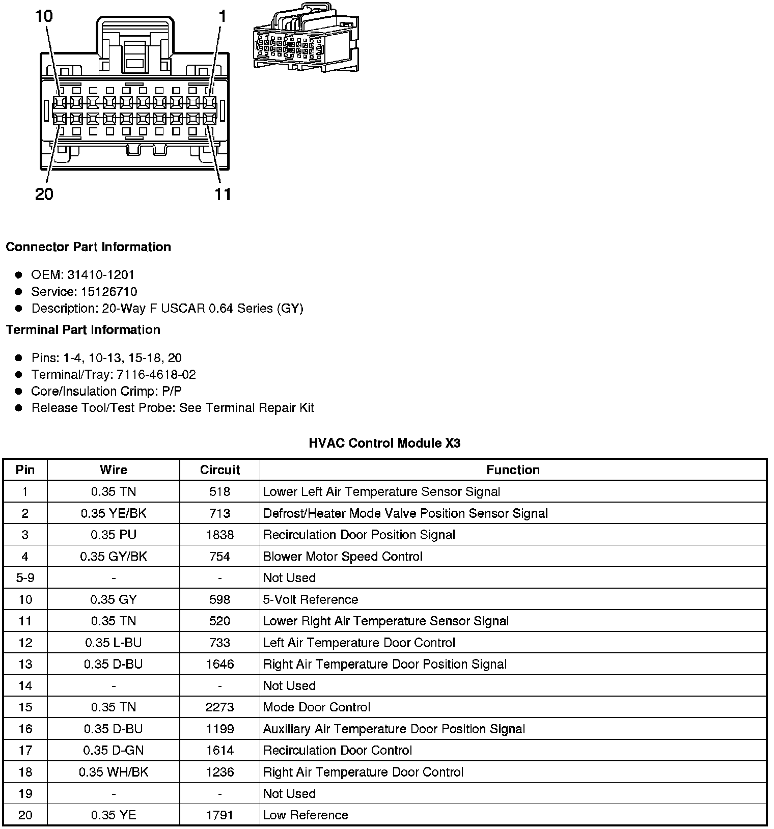 Factory service manual diagram