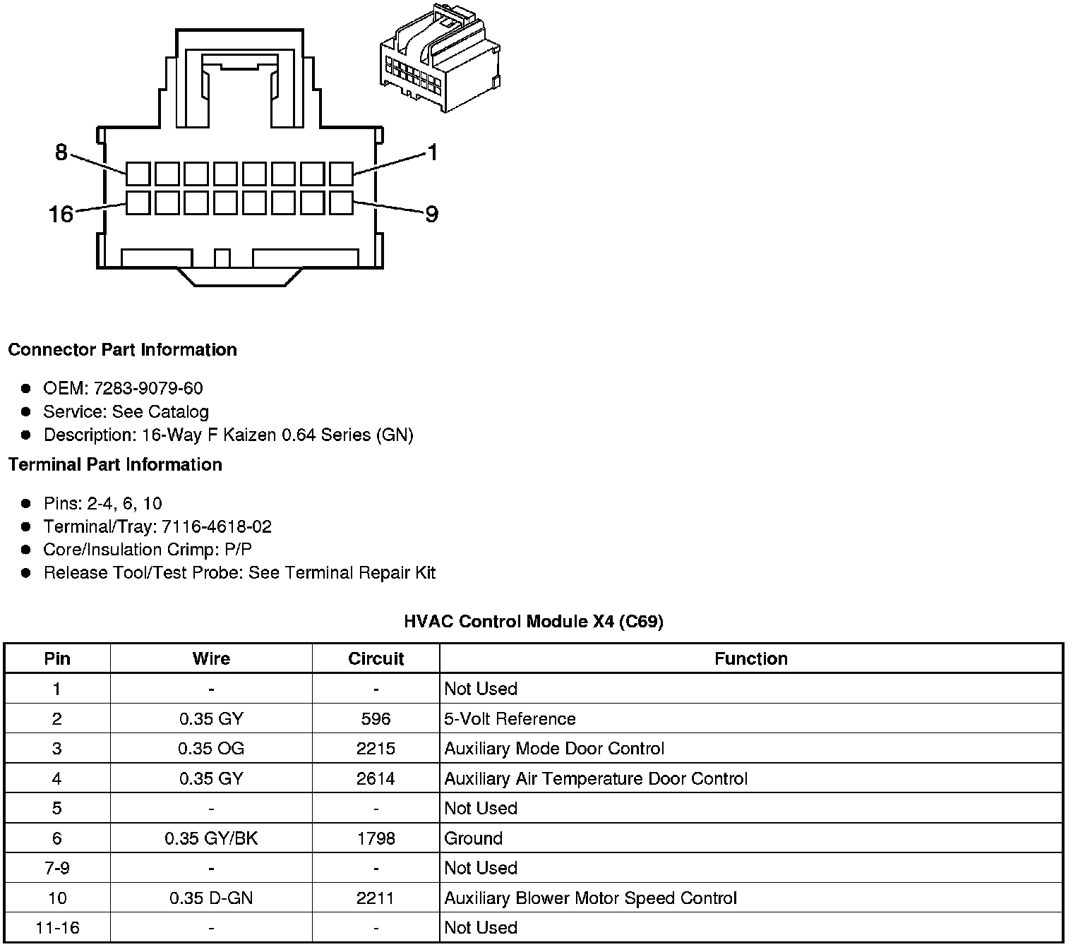 Factory service manual diagram