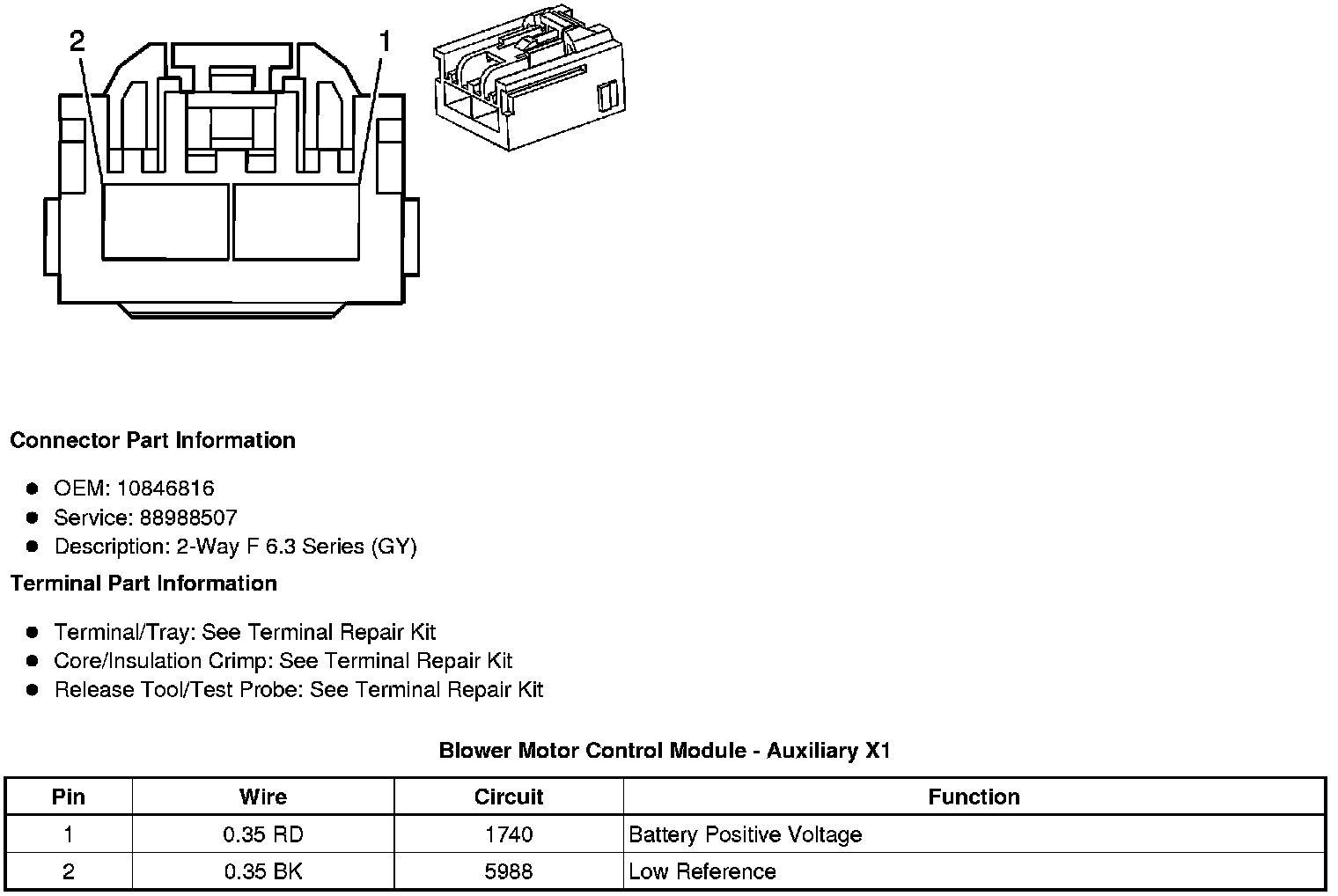 Factory service manual diagram