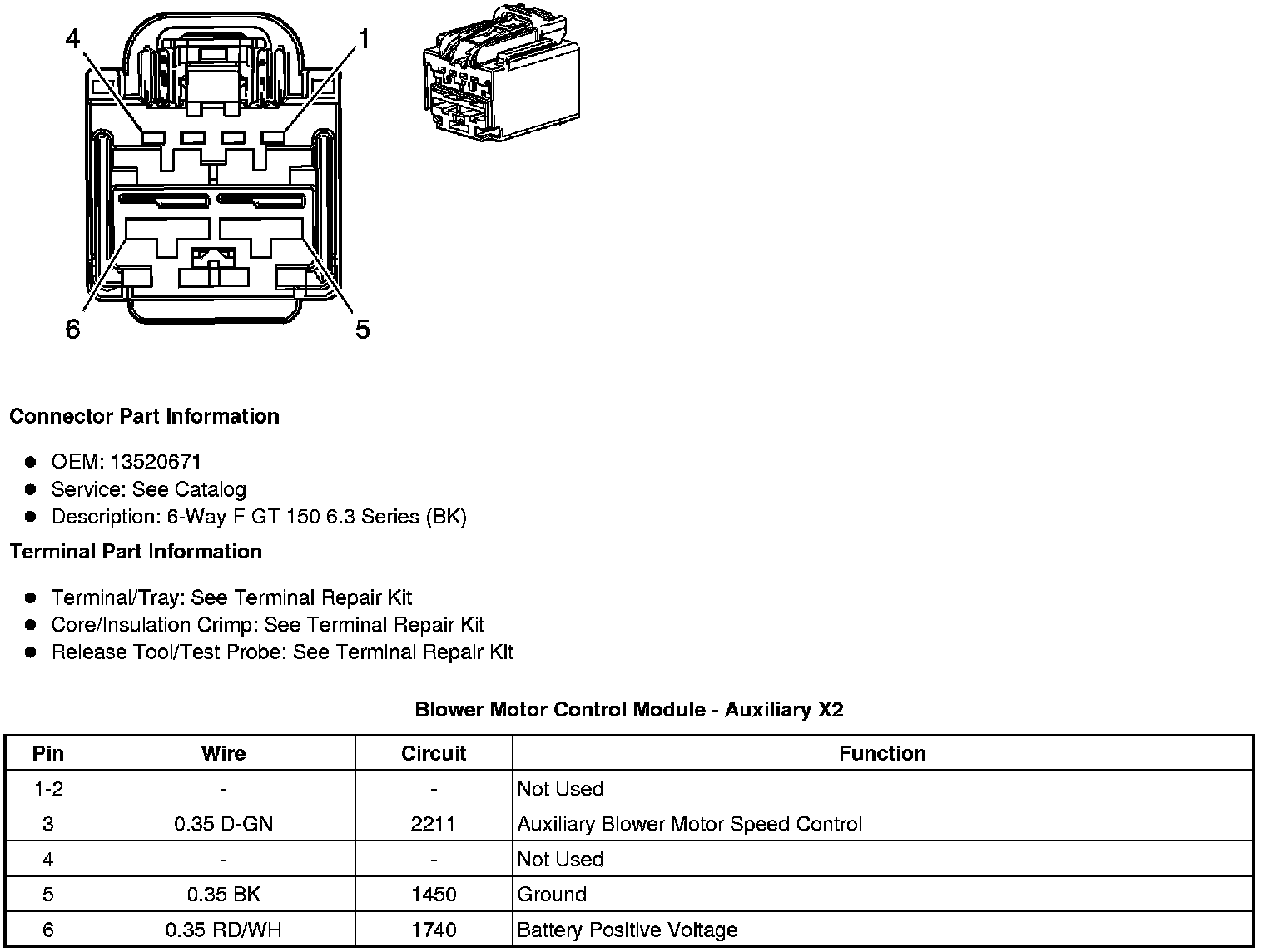 Factory service manual diagram