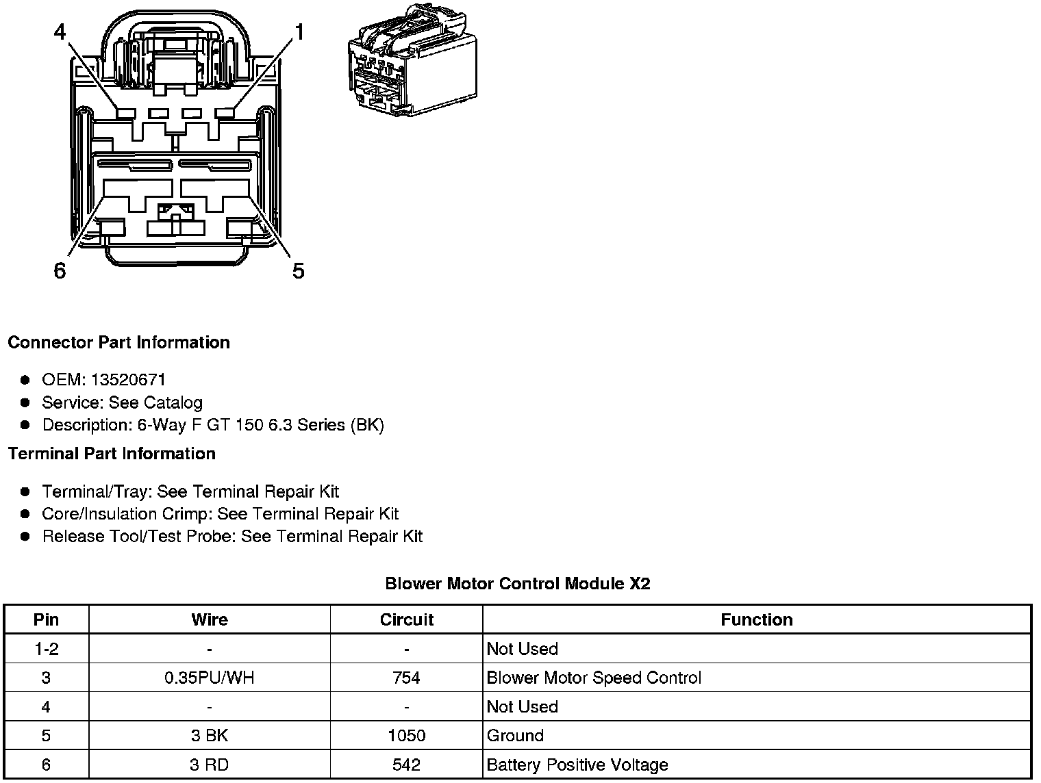 Factory service manual diagram