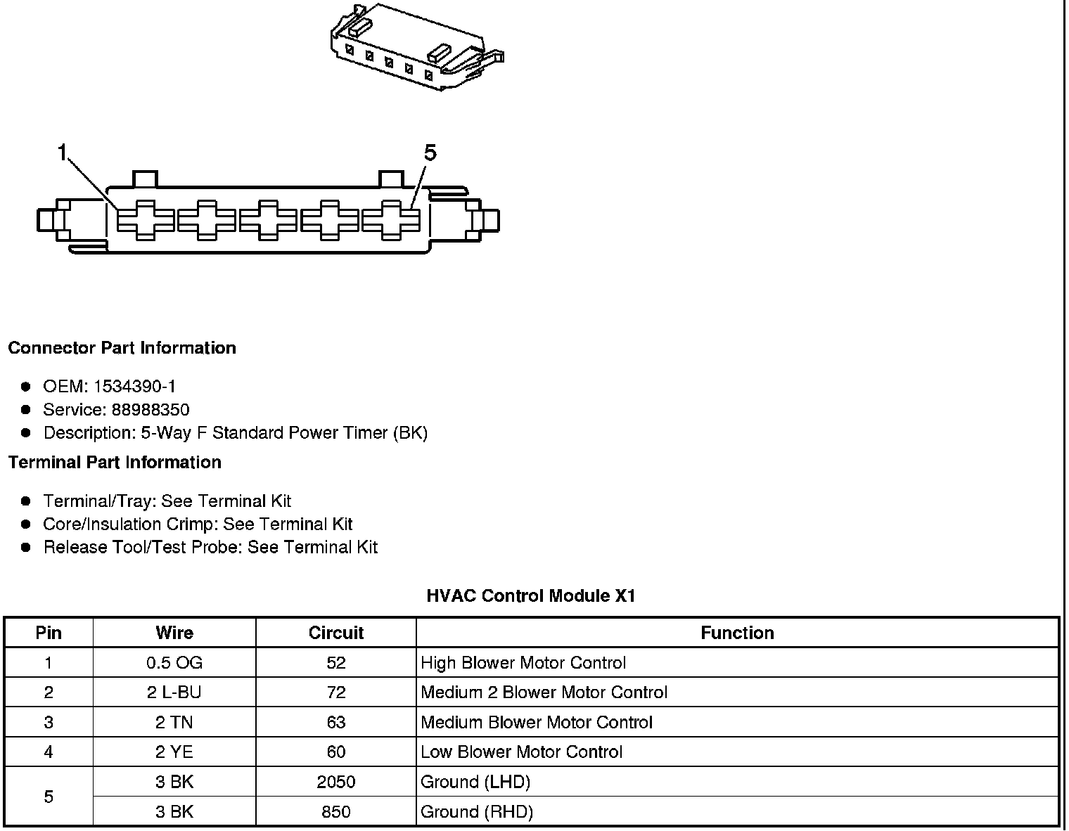 Factory service manual diagram