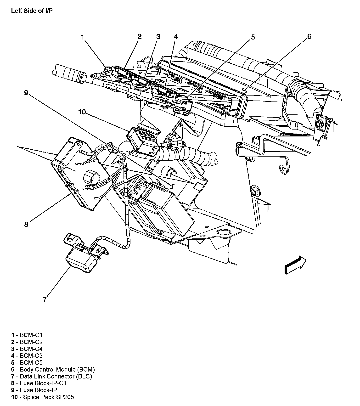 Factory service manual diagram