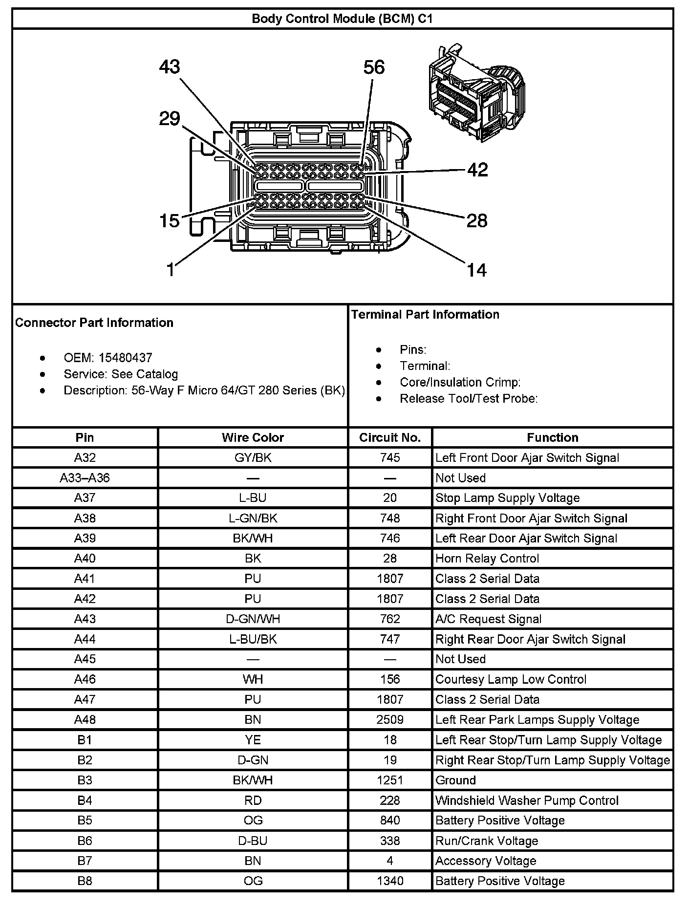 Factory service manual diagram