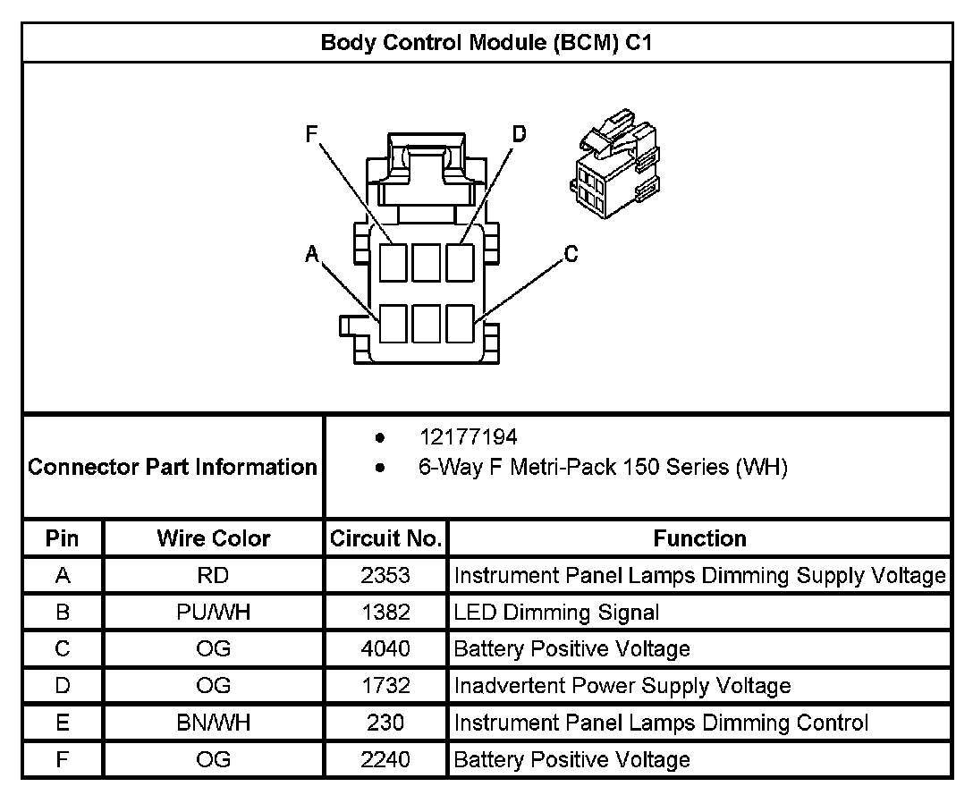 Factory service manual diagram