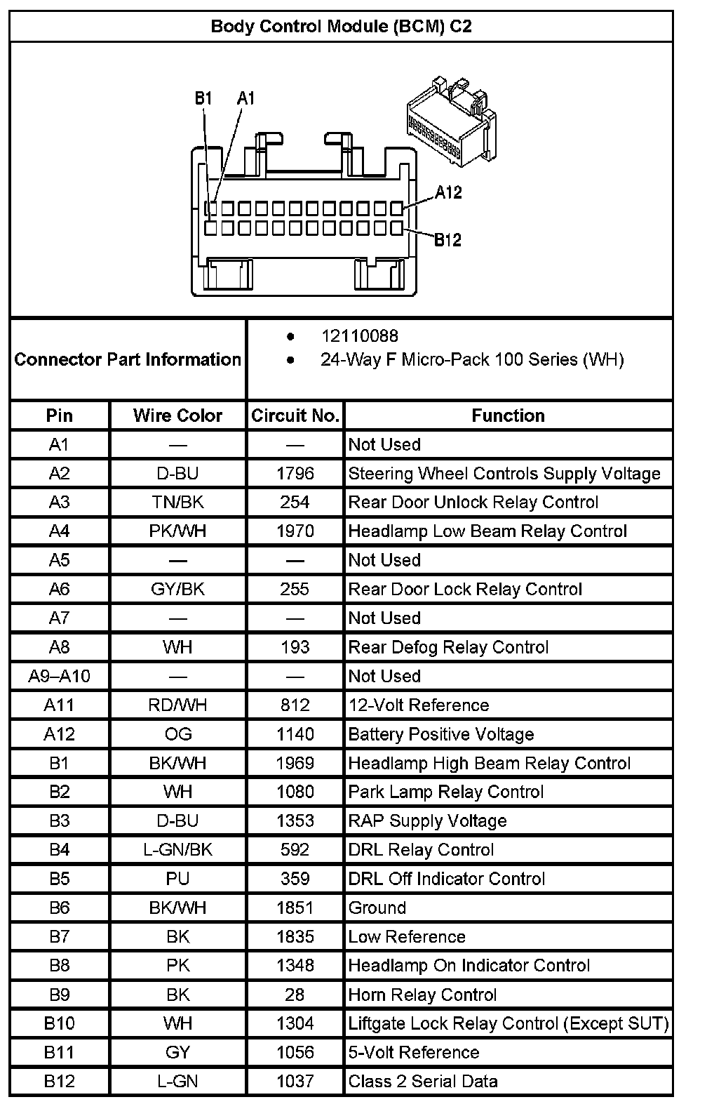 Factory service manual diagram