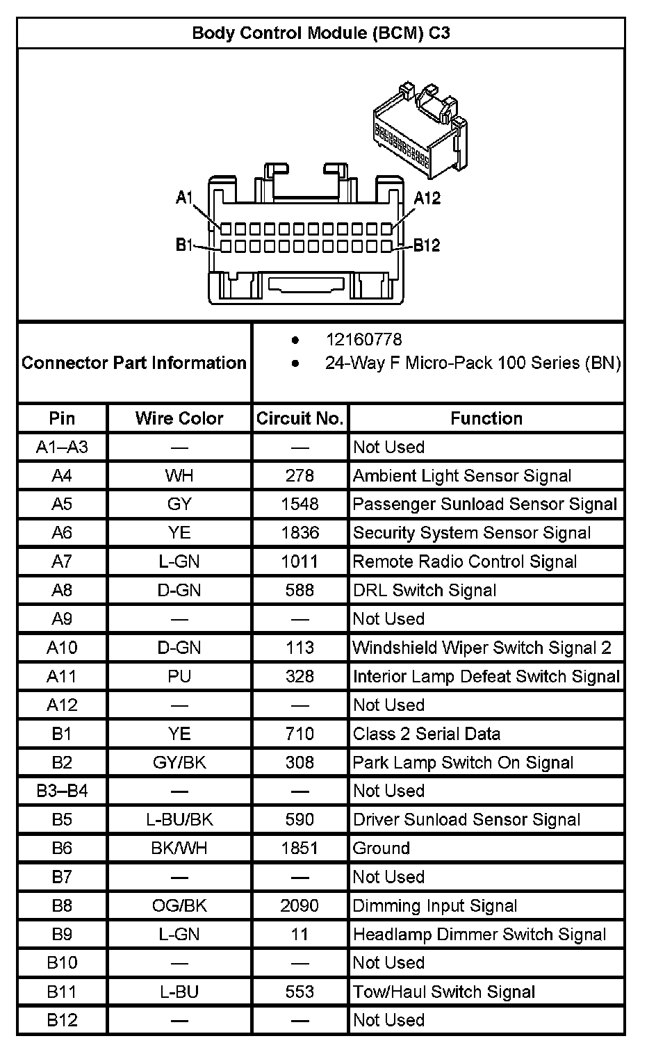 Factory service manual diagram
