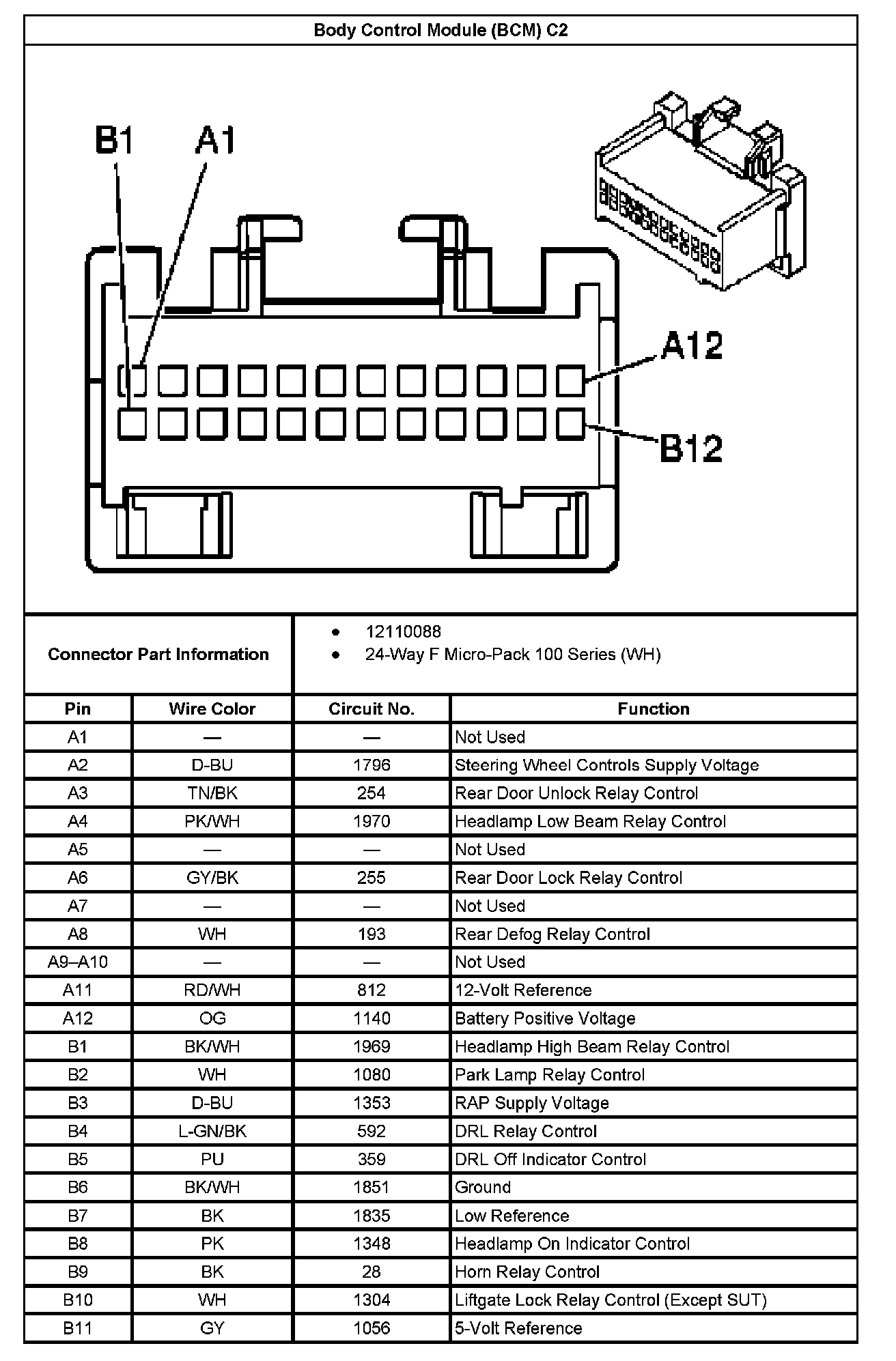 Factory service manual diagram