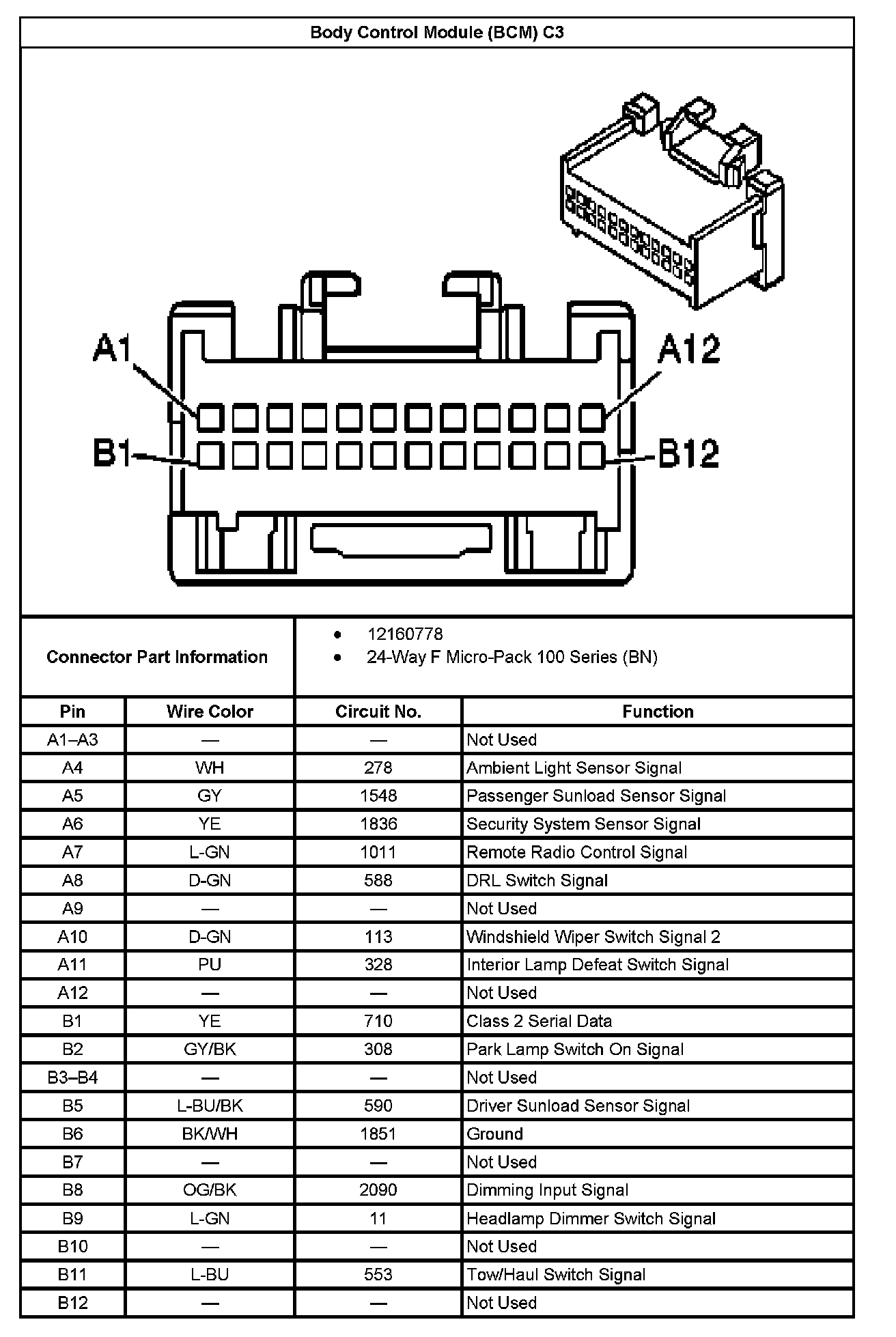 Factory service manual diagram