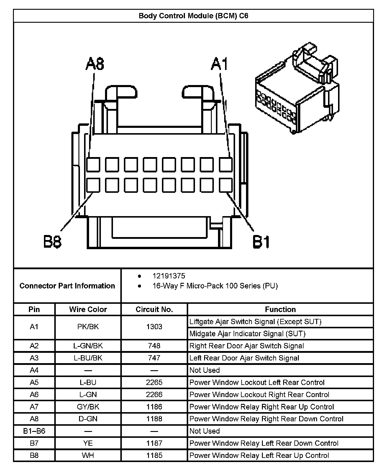 Factory service manual diagram