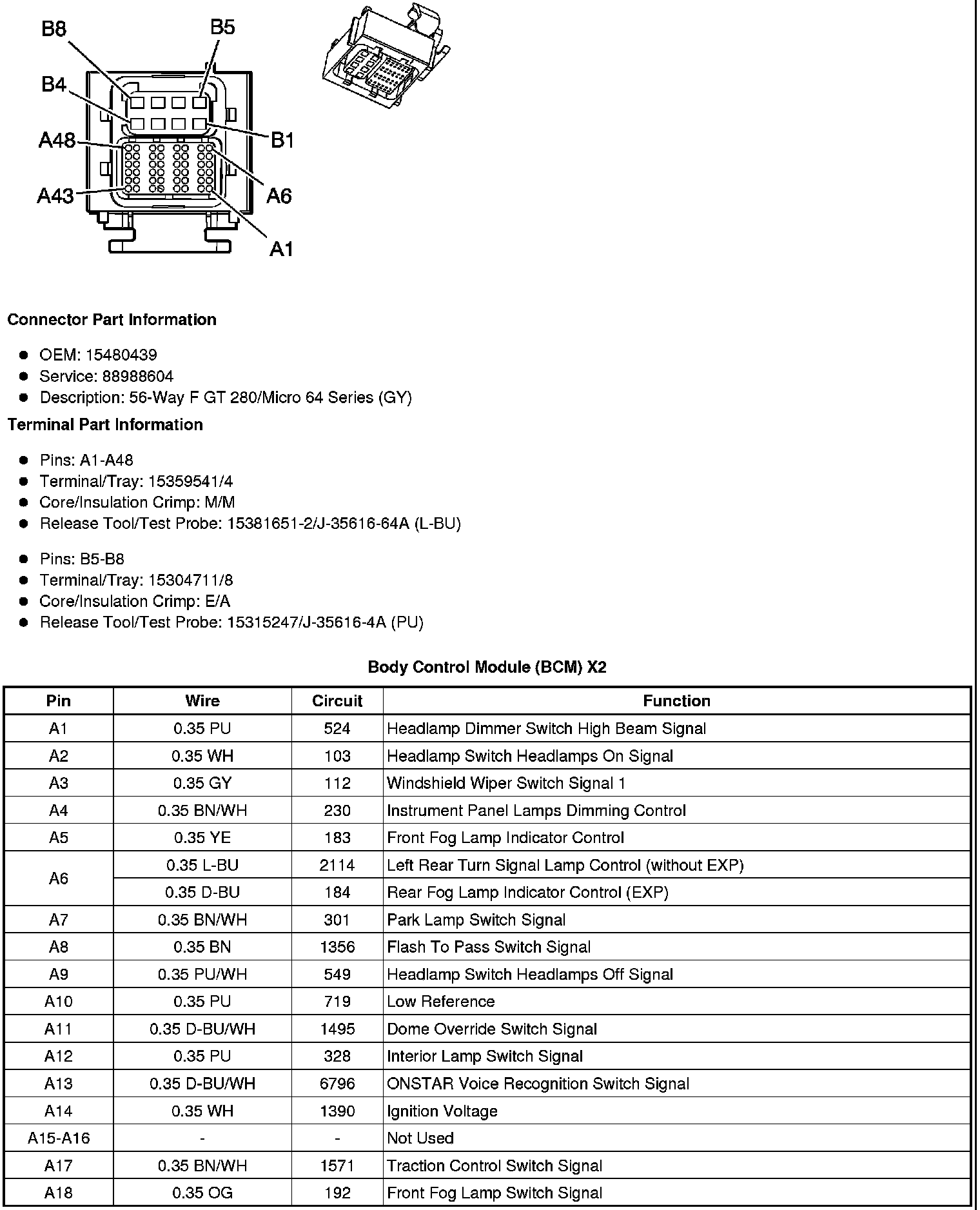 Factory service manual diagram
