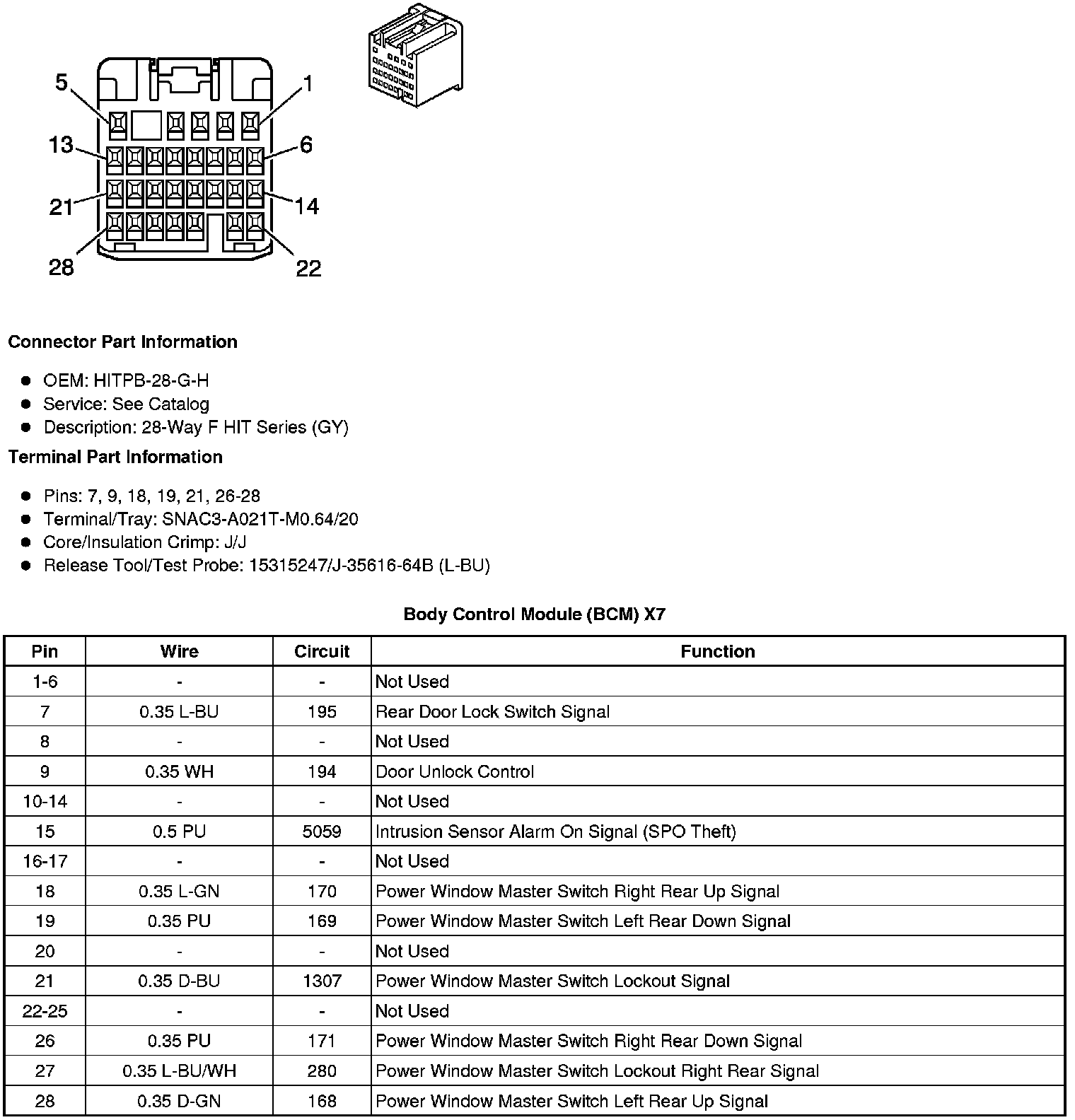 Factory service manual diagram