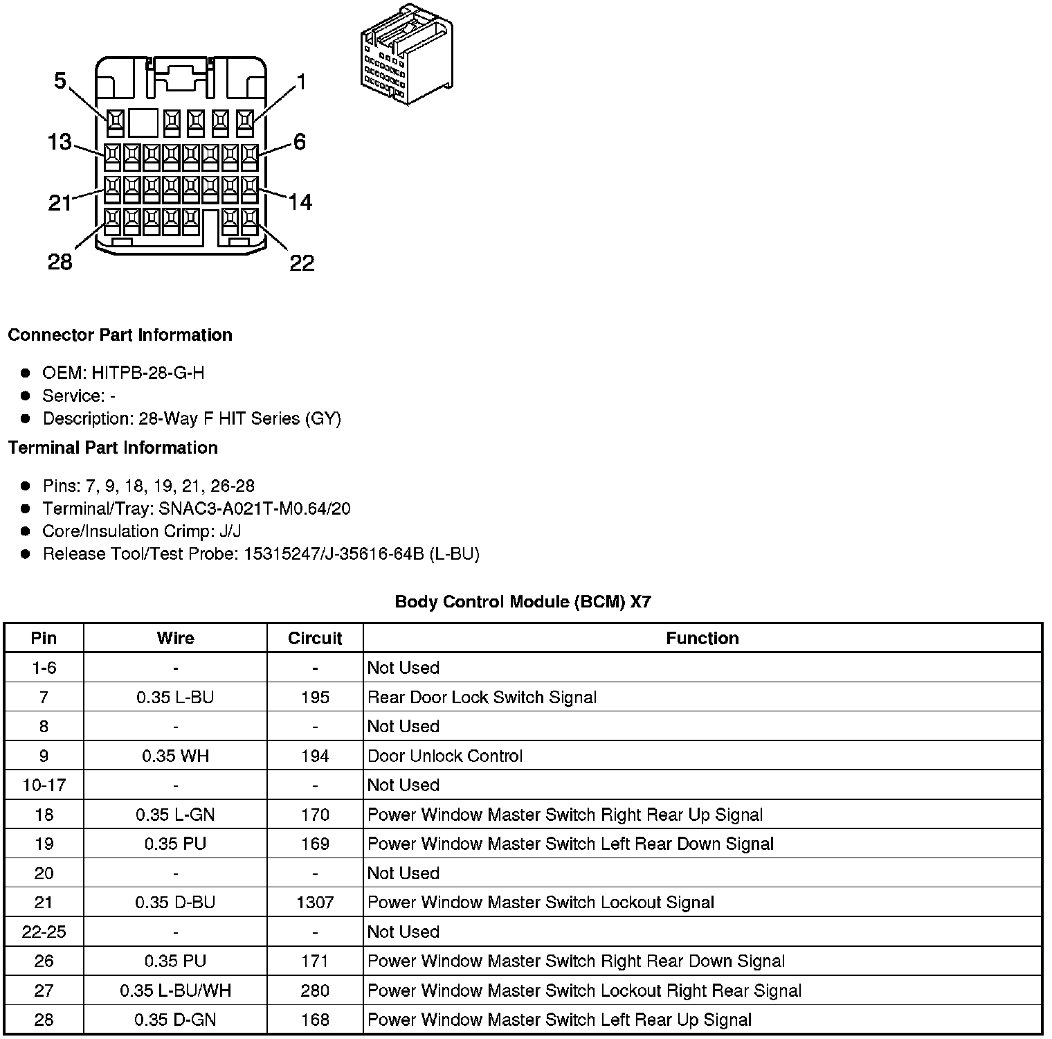 Factory service manual diagram
