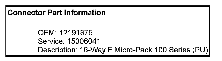 Factory service manual diagram