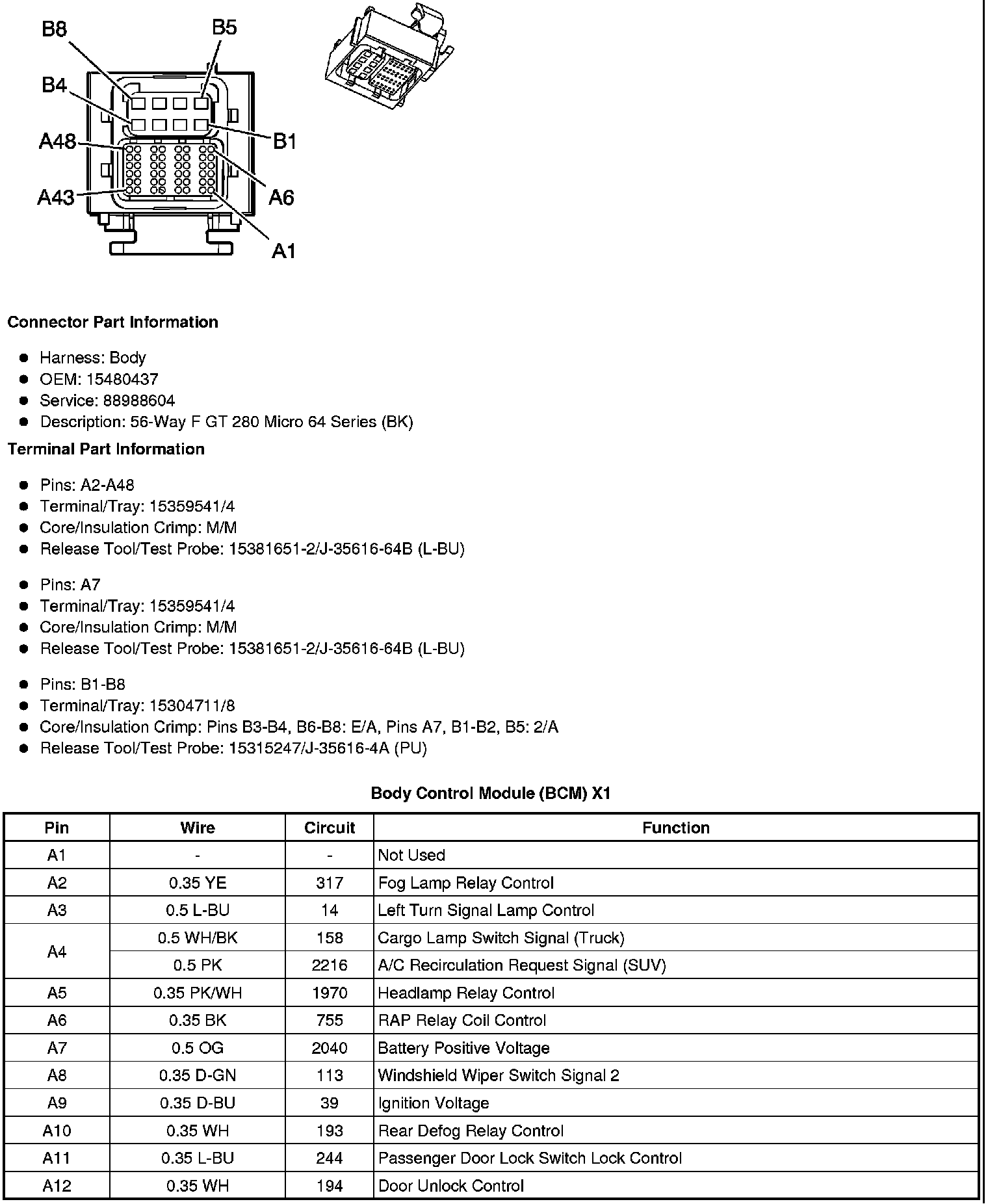 Factory service manual diagram
