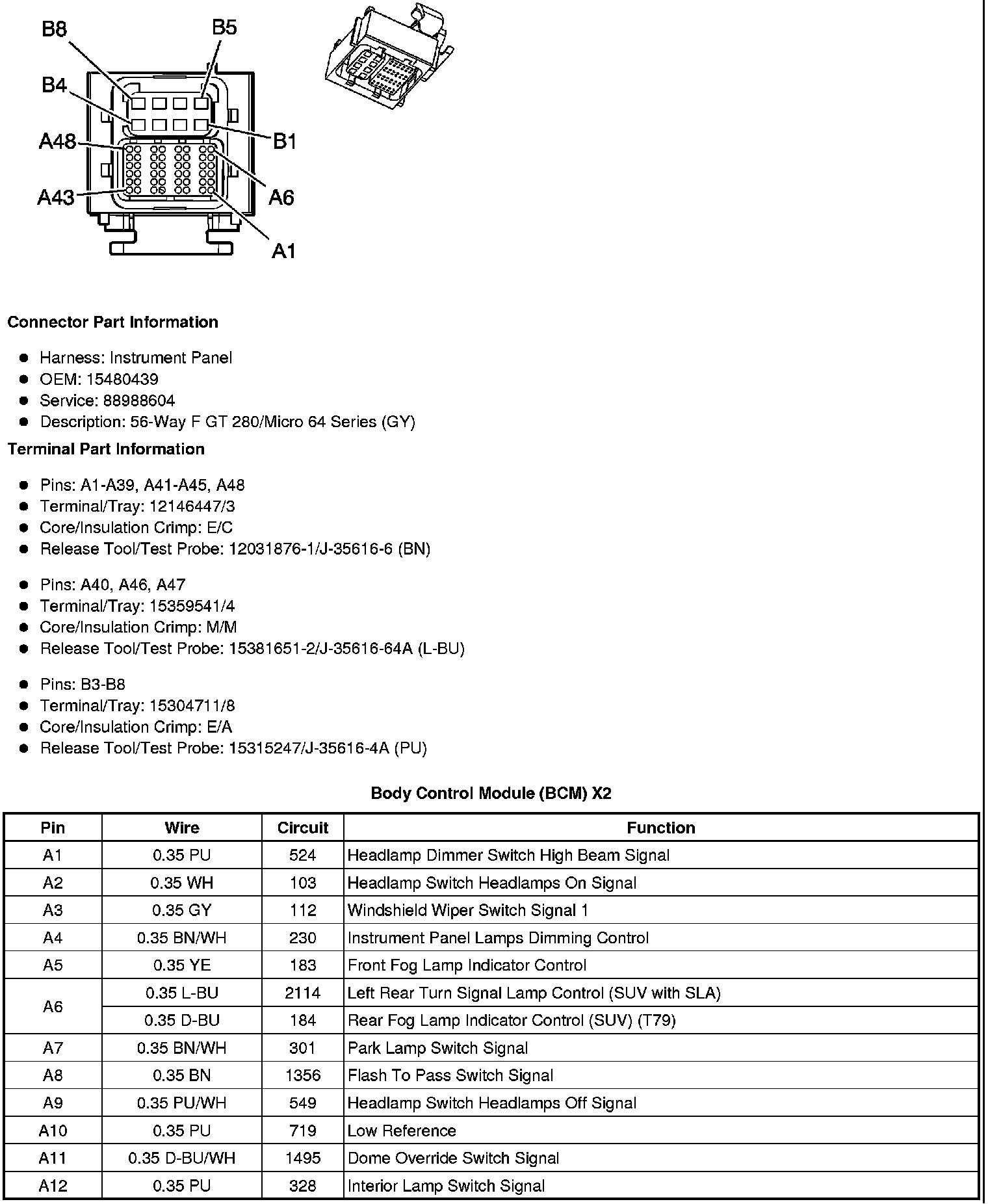 Factory service manual diagram