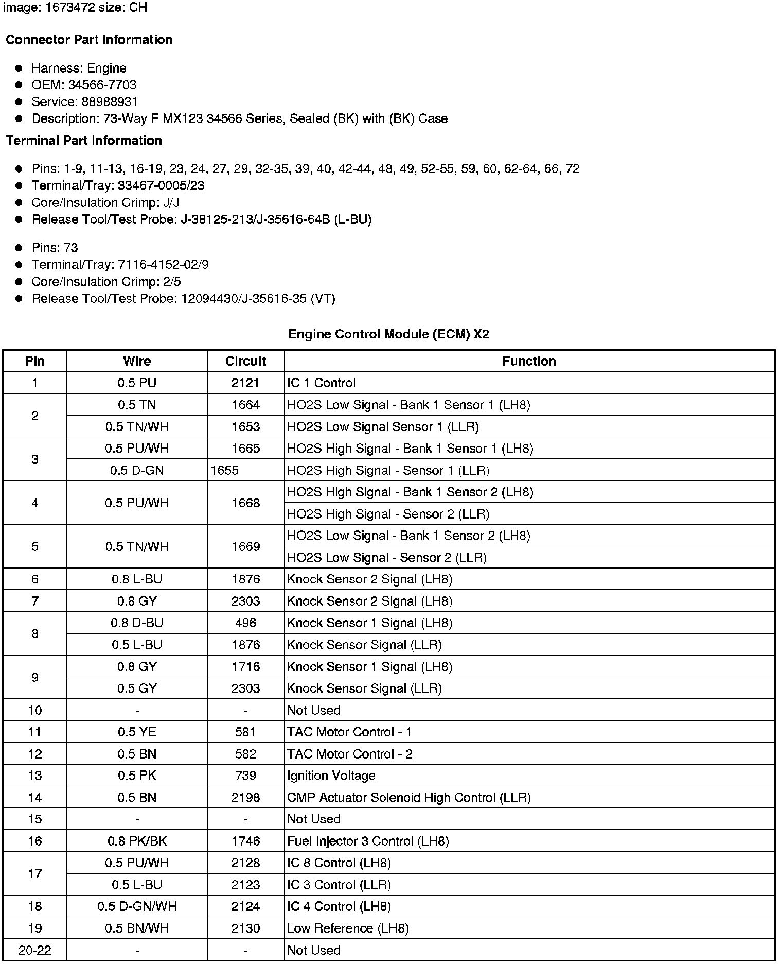 Factory service manual diagram