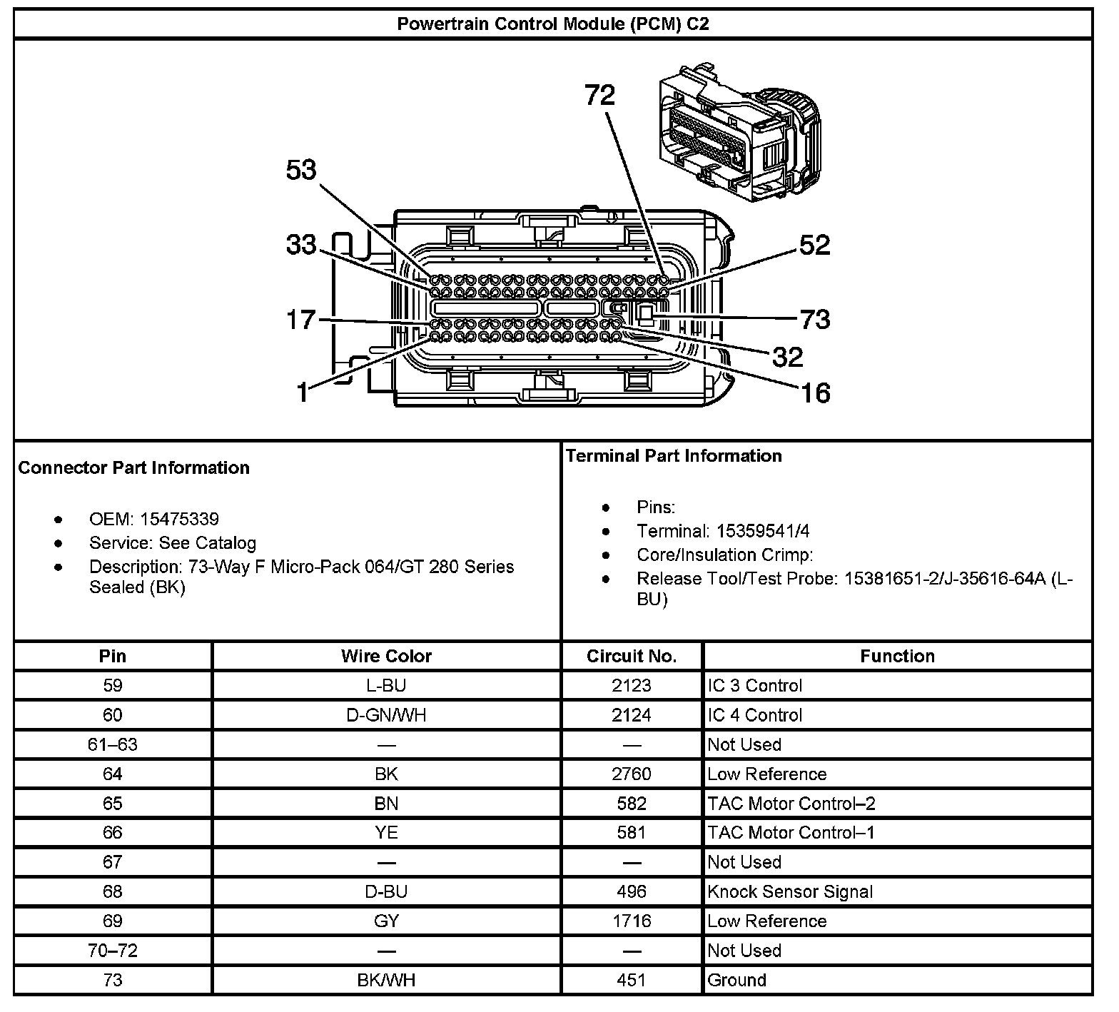 Factory service manual diagram