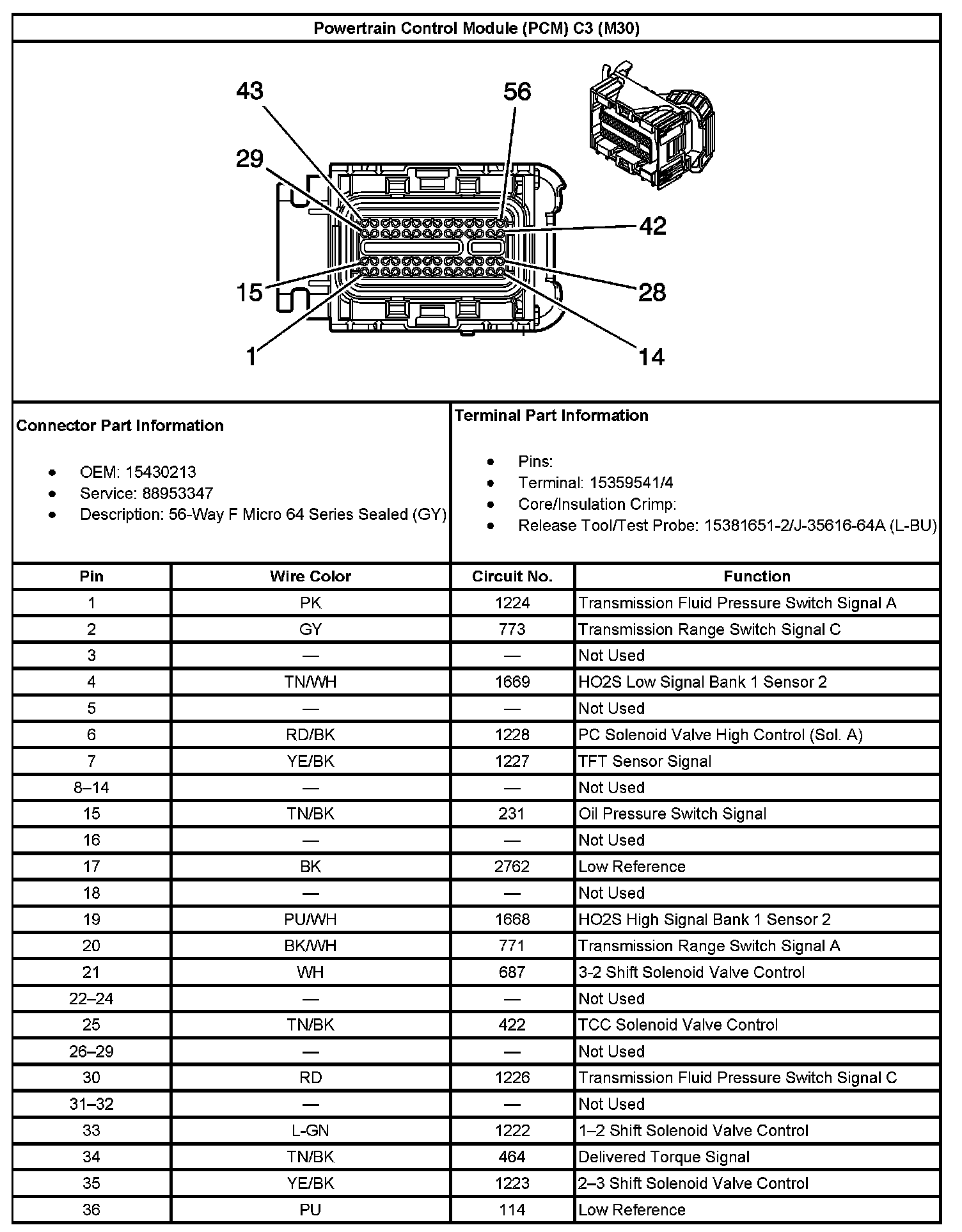 Factory service manual diagram