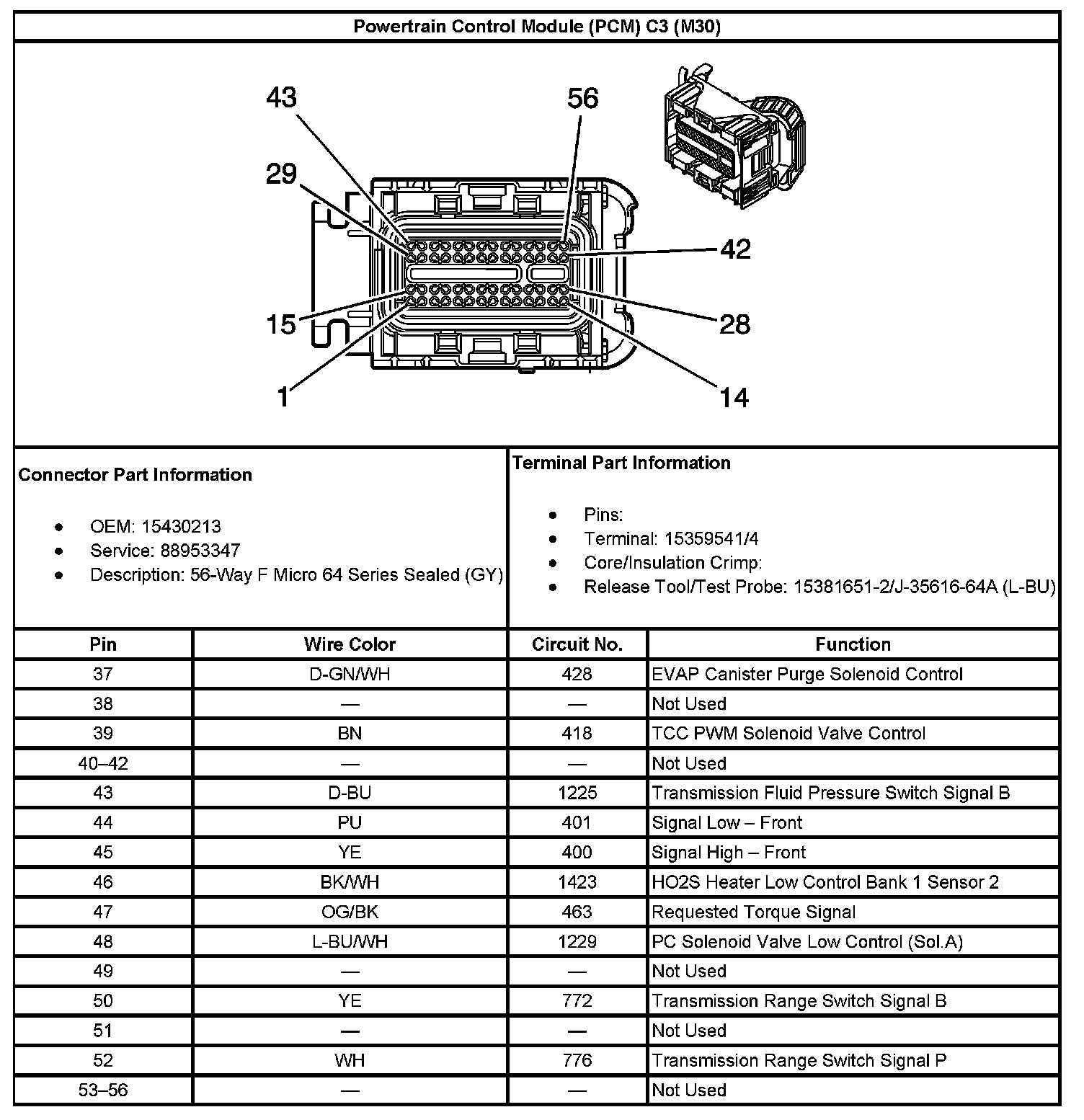 Factory service manual diagram