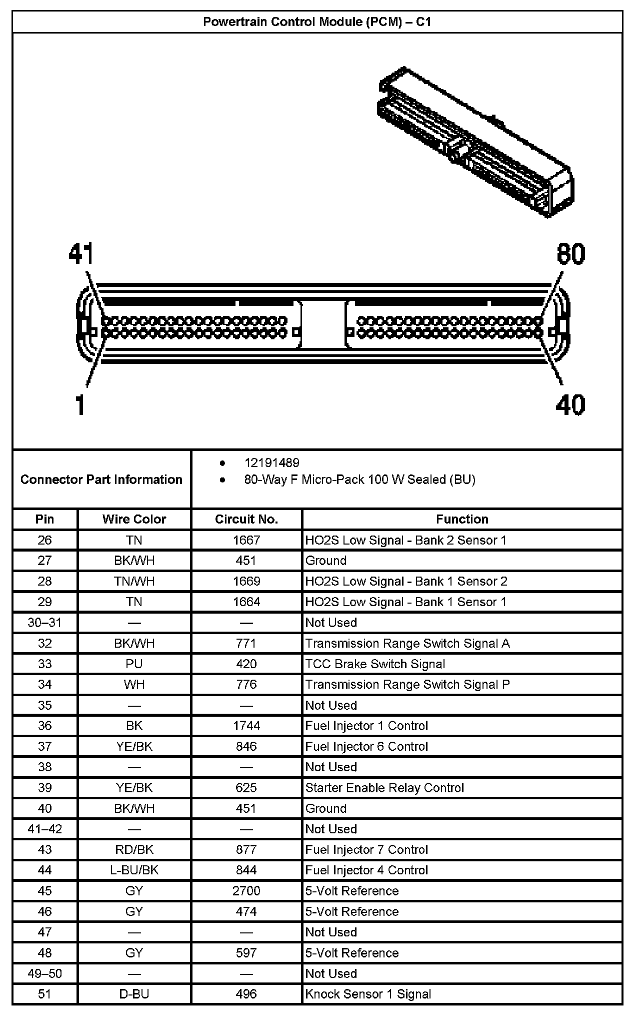 Factory service manual diagram