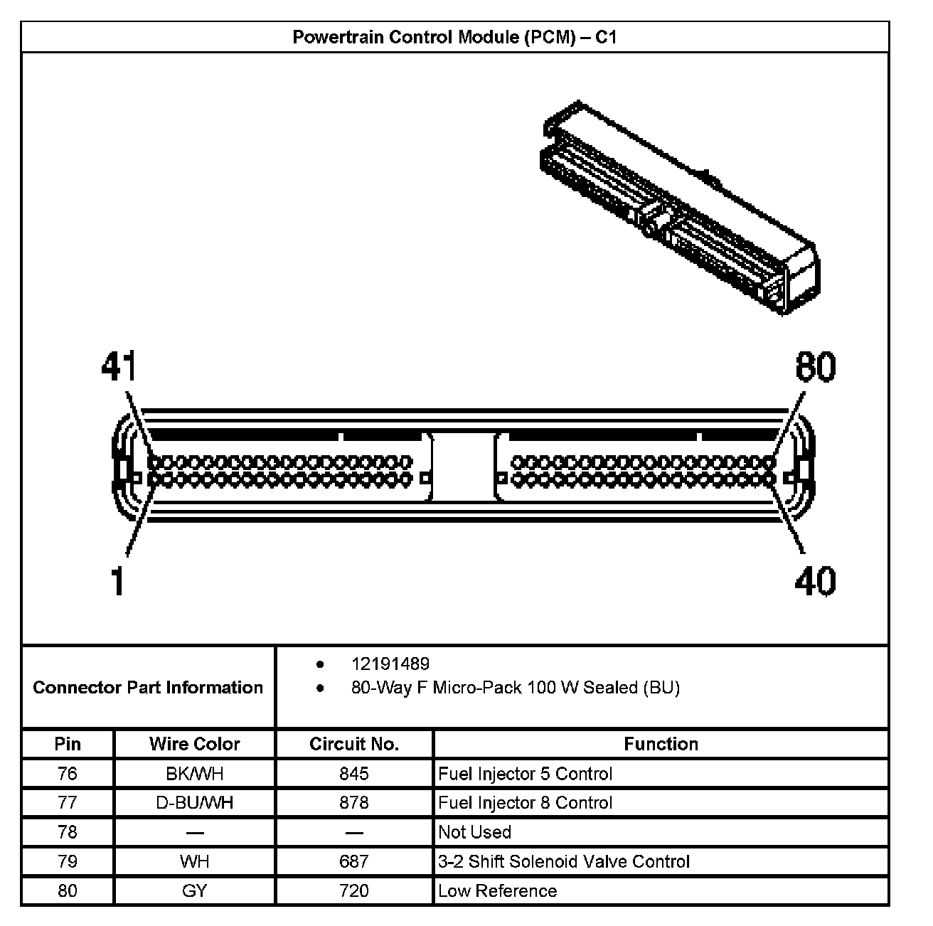 Factory service manual diagram