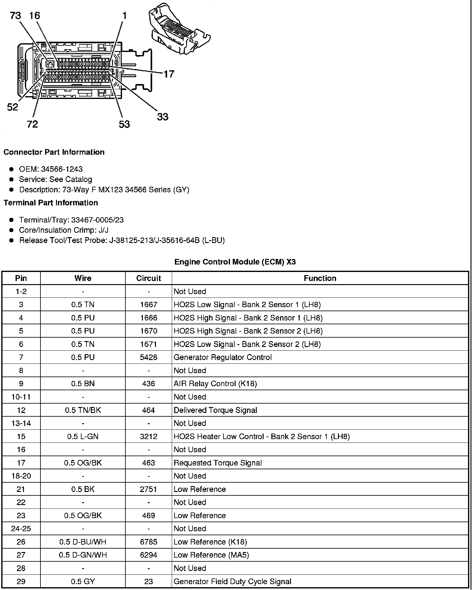 Factory service manual diagram