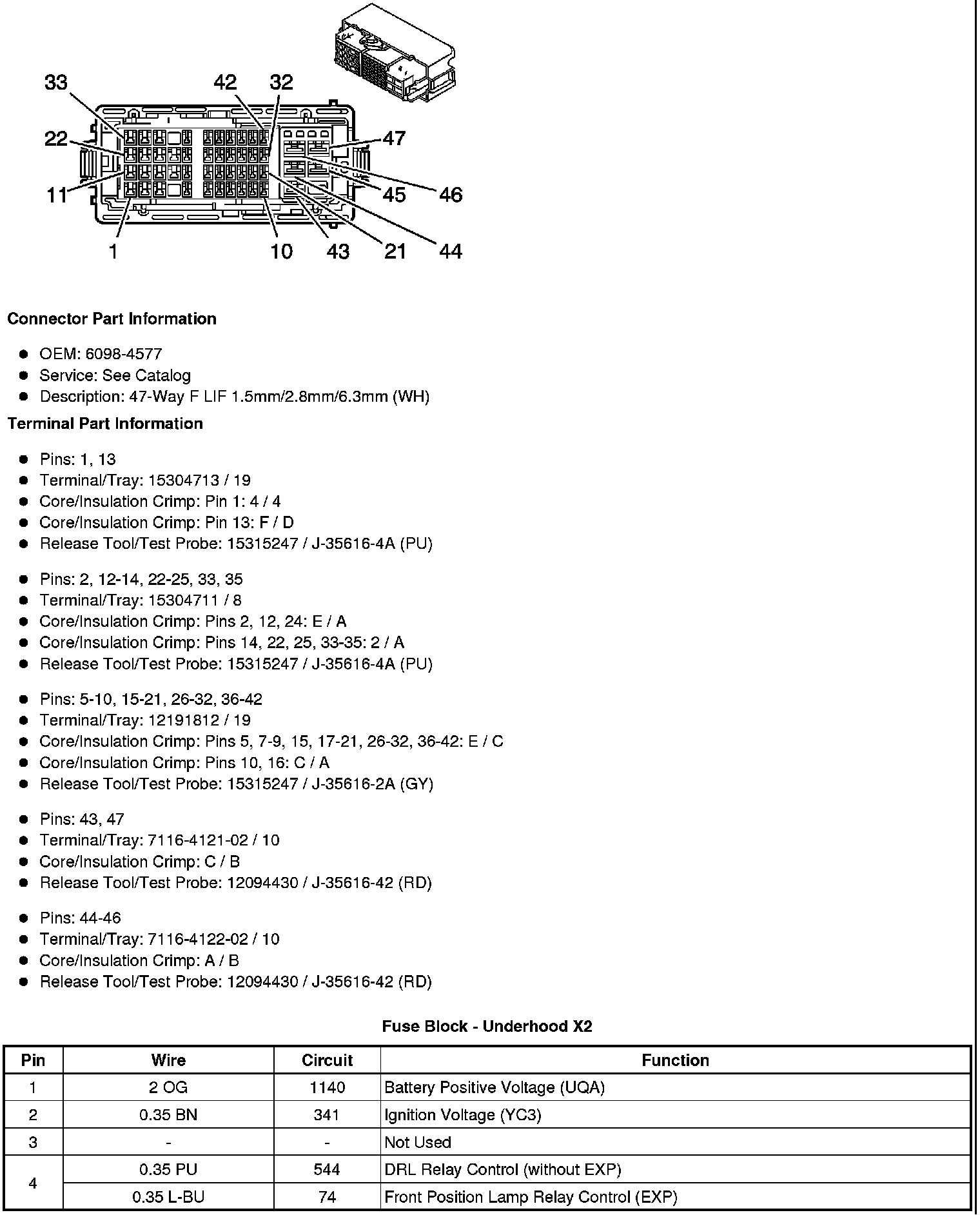 Factory service manual diagram