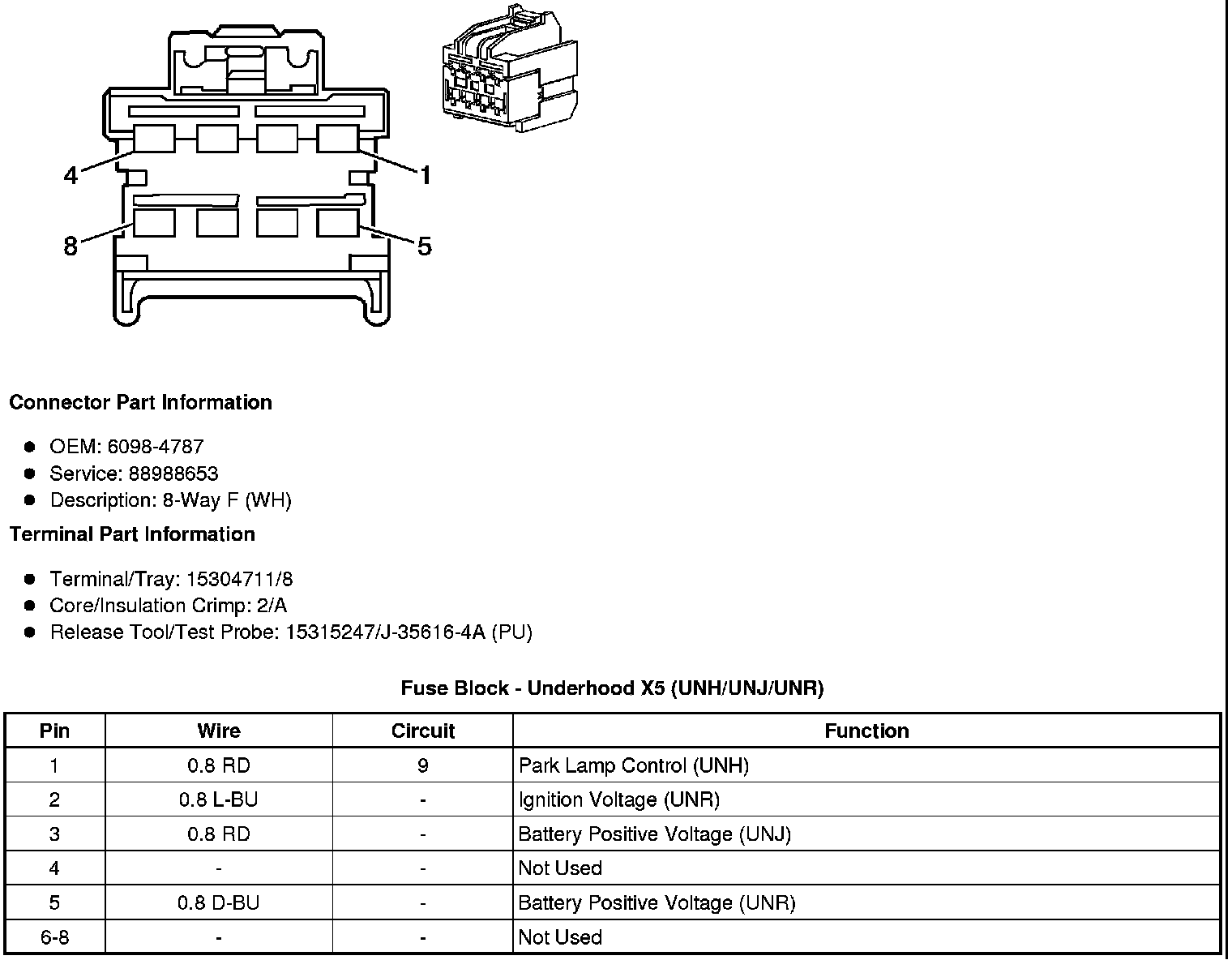 Factory service manual diagram